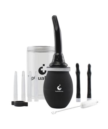 TopQuaFocus Enema Bulb Set Douche Bulb for Men Women Colon Cleansing Extra Large Enemas 4200 ml Dark