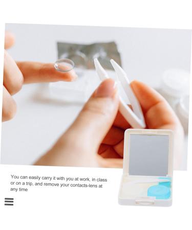Ultechnovo 9-Sentence Contact Lens Container Set | 3PCS Case with Applicator & Removal Tool | Compact Lens Tank with Mirror - Ideal for Travel - Buy Online on GoSupps.com