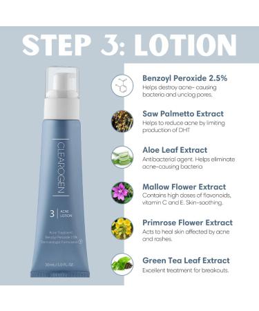 Hormonal Acne Solution | Natural Anti-DHT Benzoyl Peroxide Formula | 1 Month Original Benzoyl Kit - International Shipping - Buy Online on GoSupps.com