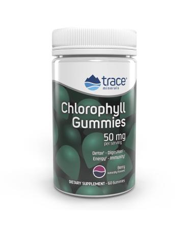 Trace Minerals | Chlorophyll Gummies | Supports Digestion Immunity & Healthy Skin | Energy Booster | Vegan and Gluten Free | Berry Flavor | 30 Servings 50 mg - Buy Online on GoSupps.com