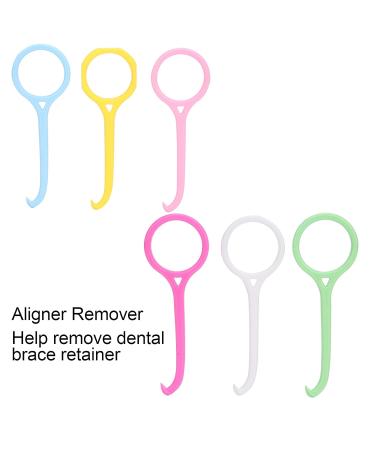 6PC Clear Aligner Removal Tool Kit - Dental Retainer Remover for Invisible Braces & Retainers - Buy Online on GoSupps.com