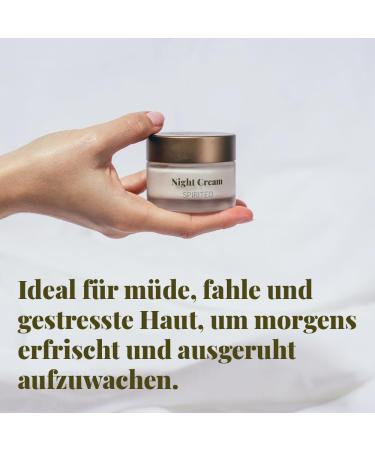 Nordic Cosmetics Vegan AntiWrinkle Night Cream for Radiant Skin with Vitamin E 45 ml dermatologically tested with highquality VERY GOOD Cruelty Free Cosmetics - Buy Online on GoSupps.com