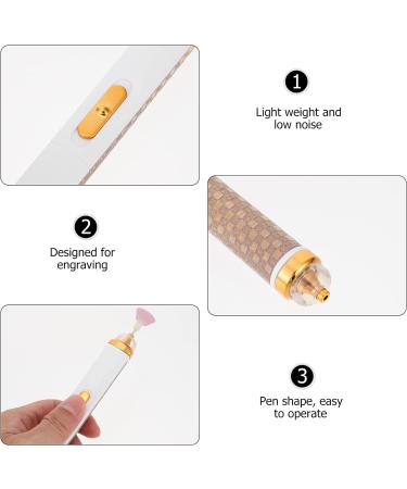 POPETPOP 3pcs Nail Polisher Electric Grinding Machine Manicure Filer kit USB Electric Drill Portable Nail Manicure Nail Art Drill kit Portable File Machine White Pedicure Hand Drill abs 15.2X2X2CMx3pcs Whitex3pcs - Buy Online on GoSupps.com