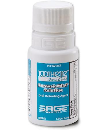 Toothette Short Term Swab System with Perox-A-Mint Solution - Oral Care Swabs for Effective Dental Hygiene - Buy Online on GoSupps.com