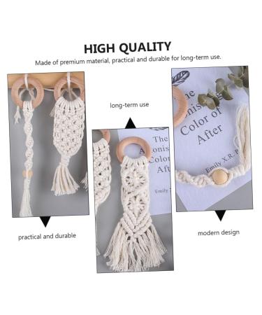 Ibasenice 3 Pack Wooden Teething Toys for Infants - Baby Pacifier Chewing Sticks - Natural Beech Wooden Bite Toys for Toddlers - Buy Online on GoSupps.com