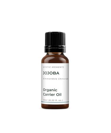 Buy Mystic Moments Bio Jojoba Oil 10ml - Pure & Natural Vegan Oil for Hair Face Nails Aromatherapy & Massage - GVO-Free - Buy Online on GoSupps.com