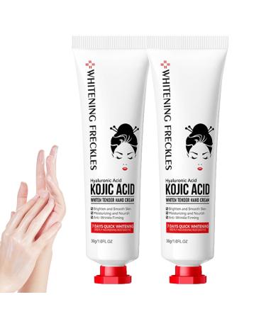 Kojic Acid Hand Cream, Kojic Acid Cream, Kojic Acid Cream for Hands, Moisturizing Nourishing Hydrating Hand Creams Improve Dry Smoothing Skin Beauty Hands Winter Skin Care (2)