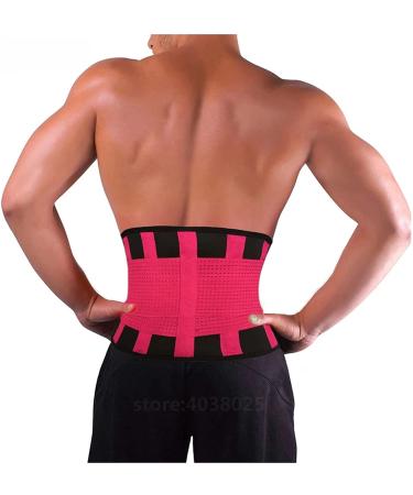 Men Women Posture Corrector Orthopedic Brace Sport Lumbar Support Belt Back Brace Adjustable Straps Shoulder Support Trainer Waist/Abdomen Support (Red XXLarge) lofty ambition - Buy Online on GoSupps.com
