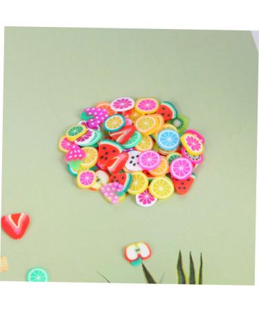 1000pcs 3D Fruit Slices Nail Art Decorations Polymer Clay Nail Charms for Halloween & Lip Gloss Perfect for Manicure & DIY Nail Art - Buy Online on GoSupps.com