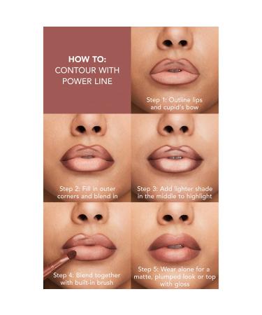 Buxom Power Line Plumping Lip Liner - Recharged Ruby | Long Lasting Lip Definition - Buy Online on GoSupps.com