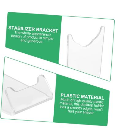 Healeeved 2ST Bartmisters Stand Brackets for Electric Shed - Acrylic Display Holder for Razor Hobel and Shaver Stands - Ideal for Exhibitions and Storage Solutions - Buy Online on GoSupps.com