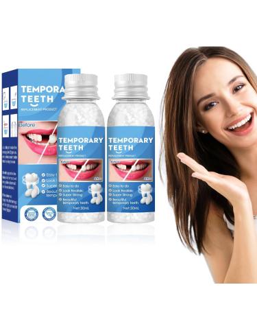 2 Pi ces Remplissement dentaire temporaire Kit de r paration de remplissage dentaire Perles de r paration de proth ses dentaires pour la fixation temporaire Remplissement