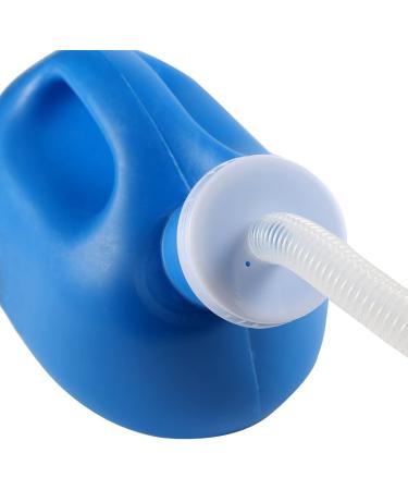ONEDONE Portable Urinals for Men - Spill Proof Male Pee Bottle 68 oz with 45 Long Hose and Lid - Ideal for Hospital, Home, Camping, Car Travel (Blue) - Buy Online on GoSupps.com