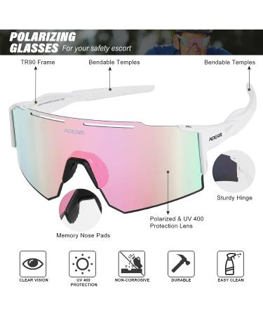 ALSUZYIOT Polarized Sunglasses - UV400 Windproof Cycling Goggles for Men and Women - Ideal for Golf, Baseball, Driving, Fishing - Buy Online on GoSupps.com