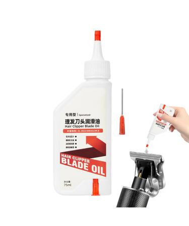 Qikam Hair Clipper Oil | 75ml Lubricant for Electric Razors and Beard Trimmers | Anti-Rust Liquid for Men's Scissors Garage Barber Chain
