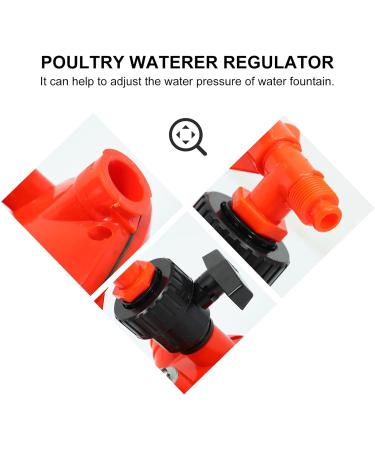 Balacoo 1pc Regulator Jug Water Dispenser Water Pressure Reducer Chicken Drinker Supplies Broiler Poultry - Buy Online on GoSupps.com