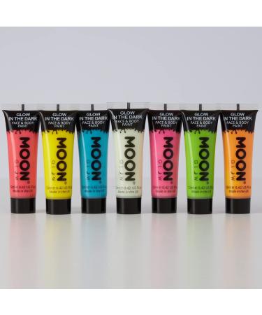 Moon Glow 12 ml - Phosphorescent Bright Facial & Body Color | UV Key Supporters Included | International Shipping - Buy Online on GoSupps.com