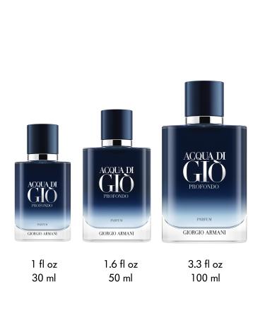Armani Beauty - Acqua di Gi Profondo - Parfum - Cologne for Men - Foug re Aromatic & Ambery Men s Fragrance - Bergamot Everlasting essence Citrus & Patchouli Notes 3.3 Fl Oz (Pack of 1) - Buy Online on GoSupps.com