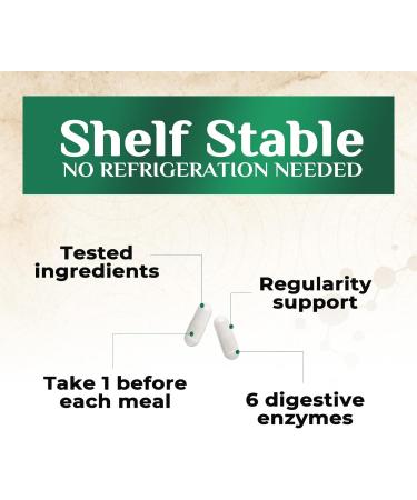 Digestive Enzymes with Probiotics - Probiotic Multi Enzymes with Probiotics and Prebiotics for Digestive Health and Bloating Relief for Women & Men Daily Enzymes for Gut & Digestion - 120 Capsules 120 Count (Pack of 1) - Buy Online on GoSupps.com