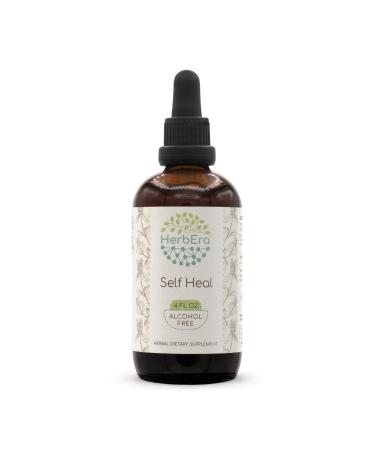 Self Heal B120 Alcohol-Free Herbal Extract Tincture Concentrated Liquid Drops Natural Self Heal (Heal All Prunella Vulgaris) Dried Herb (4 fl oz) 4 Fl Oz (Pack of 1)