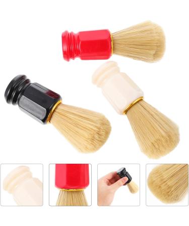 Frcolor 3-Piece Bart Razor Brush Set - Manual Hair Razor with Stand for Men | Black Red White - Ultimate Grooming Tool for Barbers and Home Use - Buy Online on GoSupps.com