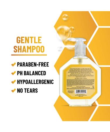 Squeaky Bee Baby Wash & Shampoo 13 oz + Bubble Bath 8 oz Bundle - Buy Online on GoSupps.com