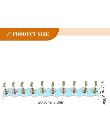 minkissy 1 Set Manicure Tools Professional Nail Art Display Stand Practice Nail Art Holder Nail Tools Nail Holder for Press on Nails Press on Nails Stand Symphony Piece Bracket False Nails - Buy Online on GoSupps.com