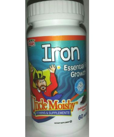 Uncle Moishy Iron 60 Jellies Grape Flavor.
