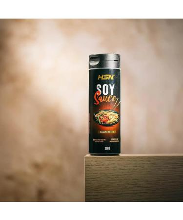  HSN Soy Sauce - 0% Fat 100% Flavour - by HSN | 350g 35 doses per serving | Low Sugar & Calorie | Minimal Additive Use | Drip C - Buy Online on GoSupps.com