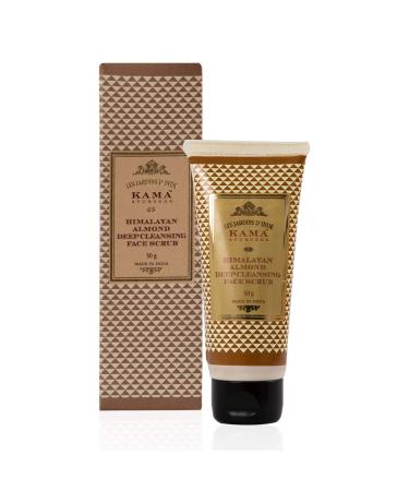 Kama Ayurveda Himalayan Almond Deep Cleansing Face Scrub for Men - 50g | Best International Shipping & Gentle Exfoliation - Buy Online on GoSupps.com