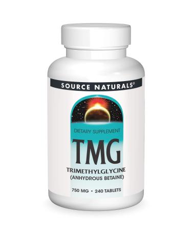 Source Naturals TMG Trimethylglycine 750 mg 240 Tablets
