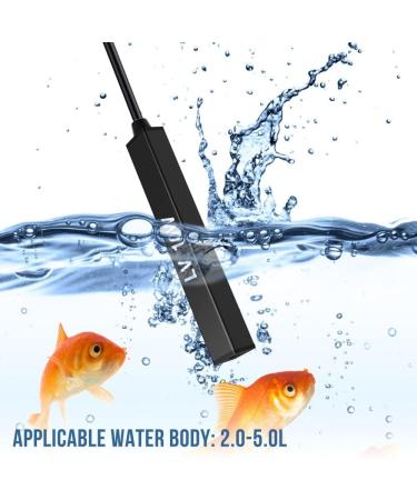 Mioyoow 10W IP68 Waterproof Mini Aquarium Heater - Temperature Controller for 0.5-1.3 Gallon Aquariums - Compliant with European Regulations - Buy Online on GoSupps.com