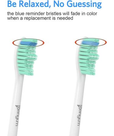 Senyum Replacement Toothbrush Heads for Philips Sonicare E-Series - Compatible with Sonicare Essence Electric Toothbrush - 4 Pack - Buy Online on GoSupps.com