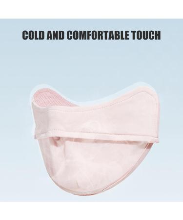 Missmisq UV Protection Face Cover - UPF 50+ Sun Mask for Women | Adjustable & Washable for Sports | Ideal for Hiking & Mountaineering - Pink - Buy Online on GoSupps.com