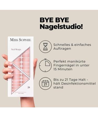 Original Miss Sophie Nagel Sticker Set | No Splinters | Long-Lasting | Easy Application | Premium Nail Polish Foil | 5-Pack Bestsellers - Buy Online on GoSupps.com