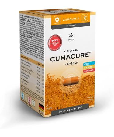 Buy Original Lemon Pharma Curcumin Cumacure Capsules - Vegan 540 Pieces (6 Packs of 90) for Maximum Health Benefits | International Shipping Available - Buy Online on GoSupps.com