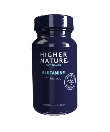 Higher Nature - Glutamine - Versatile Amino Acid - Ideal for Working Out - Supports Immune System - L Glutamine - Vegan & Vegetarian - 90 Capsules - Buy Online on GoSupps.com