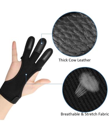 Coolrunner Kids Three Finger Leather Archery Glove - Medium | Archery Protective Gear - Buy Online on GoSupps.com