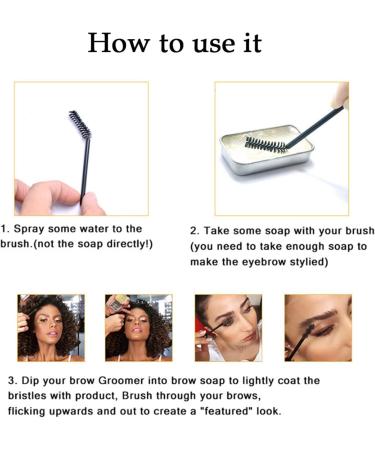 4 Pack Eyebrow Soap Eyebrow Wax Brow Soap Long Lasting Eyebrow Gel Clear Waterproof Brows Styling Soap Kit Natural Eyebrow Makeup for Women 16 g (Pack of 4) - Buy Online on GoSupps.com