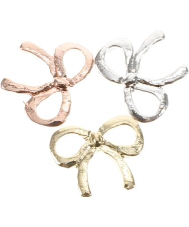 Healeved 1 Nail Art Accessories Decor Rhinestones Flatback Nail Charms Bowknot Nail Art Charms Metal Nail Charms Nail Studs Alloy Nail Rivets Nail Art Studs 3d Manicure Nail Drill 13X7X1cm As Shown - Buy Online on GoSupps.com