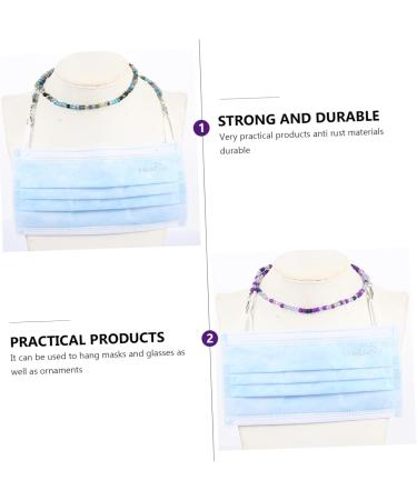 Magiclulu 6-Pack Glasses Mask Chain Holders | Stylish Face Mask & Glasses Accessory | Perfect for International Shipping - Buy Online on GoSupps.com