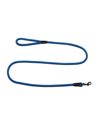 Leash - Rope leash with hand loop Basic 10mm 27 colours 7 lengths (1.55 m blue) 1.55 m blue