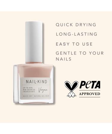 NAILKIND Nude Pink Nail Polish - Vegan & Peta Certified - Long Lasting Natural-Finish Lacquer - 8ml - Buy Online on GoSupps.com