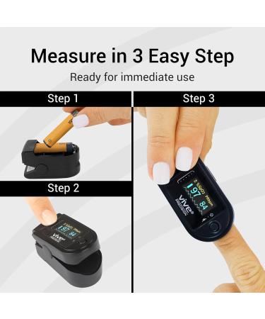 Buy Medical Grade Pulse Oximeter - Accurate SpO2 & Heart Rate Monitor with LED Display - Includes Lanyard & Batteries - FSA/HSA Approved - International Shipping - Buy Online on GoSupps.com
