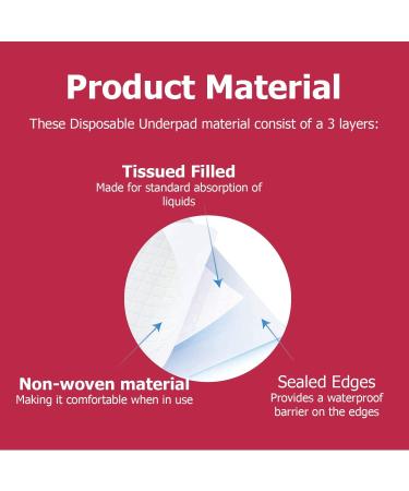 Dealmed Economy Absorbency Medical Underpads 100 Count | 2-Ply Tissue Fill for Pet Pads and Furniture Protection | 17 x 24 Blue Barrier | 1 Pack - Buy Online on GoSupps.com