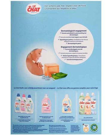 Le Chat Sensitive Washing Powder - Marseille and Aloe Vera - Economy Pack 4 x 38 washes - Buy Online on GoSupps.com
