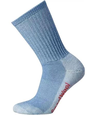 Smartwool Women's Hiking Crew Socks - Light Wool Performance - Medium Blue Steel - Buy Online on GoSupps.com
