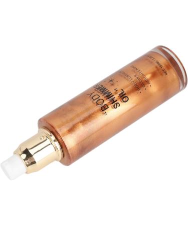 Body Highlighter Oil Multi-Purpose Face and Body Highlighter 100ml Long-Lasting Brightening Effect for Cheeks Collarbones and Shoulders (Golden Brown) - Buy Online on GoSupps.com