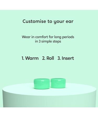Buy Aurora Silicone Ear Plugs Soundbloc - 6 Pairs for Sleep | Moldable Soft Reusable Noise Reduction Earplugs (Size S/M) - International Shipping Available - Buy Online on GoSupps.com