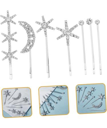 FRCOLOR 2 Sets Fringe Bobby Pin Hair Barrettes for Women Rhinestone Hair Clip Hair Clips Hair Accessories Side Clip Star Hair Clip Rhinestone Barrettes Alloy Wild Issue Card - Buy Online on GoSupps.com